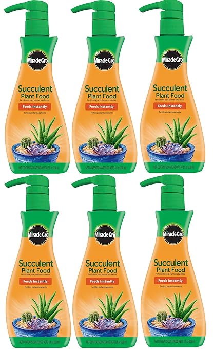 Miracle-Gro Foaming Succulent Plant Food 8 oz (6 Pack)