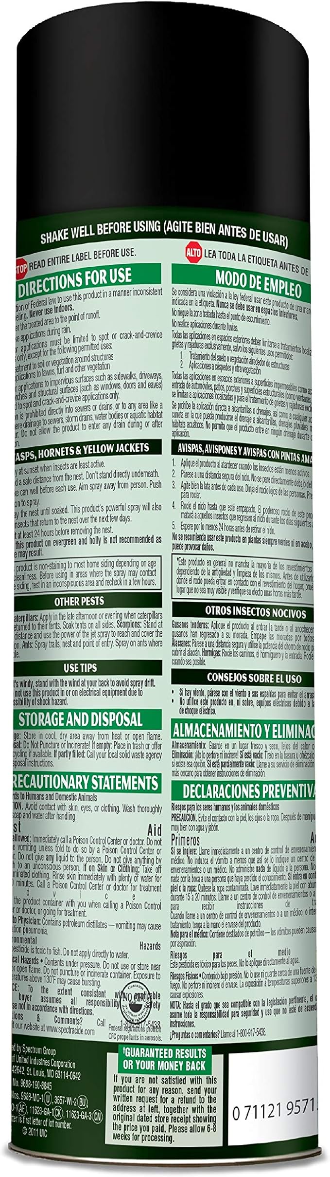 Spectracide Wasp and Hornet Killer Aerosol 20-Ounce 3-Pack