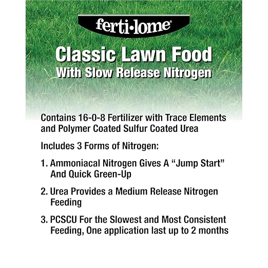 Fertilome (13730) Classic Lawn Food 16-0-8 (16 lbs.)
