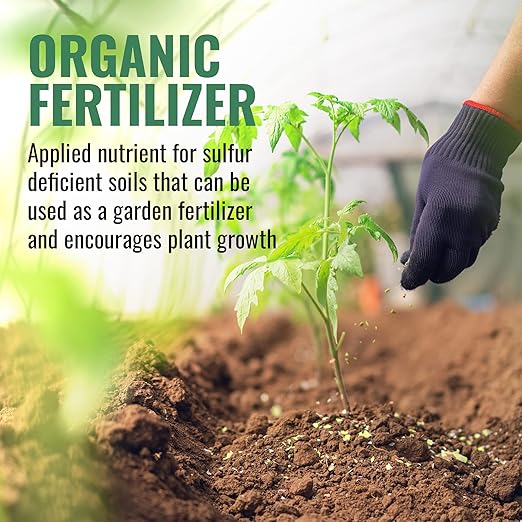 DL Wholesale Sulfur Bag 2lb Organic Plant Fertilizer Garden Planting Soil Food for Vegetable Garden Succulents OMRI Certified
