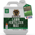 PetraMax Liquid Lawn Fertilizer for Lawns Concentrate - Liquid Fertilizer for Lawns Food for Grass - 16-4-8 High Nitrogen Lush Green Grass Phosphorus for Strong Roots - Apply Spring &amp Summer (32