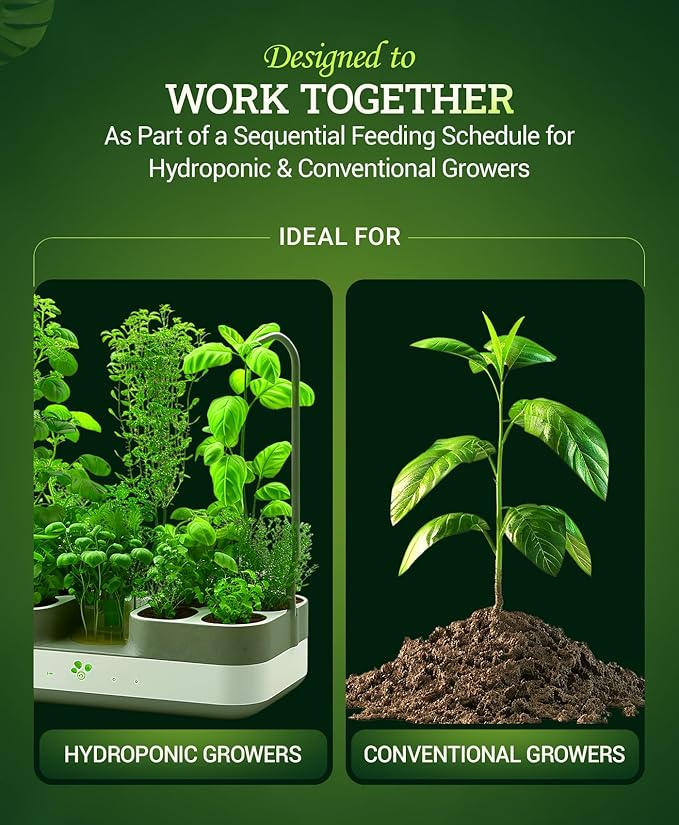 FoxFarm Soluble Trio Pack - Open Sesame Beastie Bloomz Cha Ching - Supports Flowering Blossom &amp Late-Stage Fruiting - Bloom Booster Fertilizer for Hydroponic &amp Conventional Growers - 3 x 1