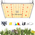 IMVSINCERE LED Grow Lights 2025 100W Full Spectrum Grow Light with Samsung LM301 Diodes Seedling Veg &amp Bloom Dimmable Sunlike for Indoor Plants 3x3 Grow Tents High PPFD