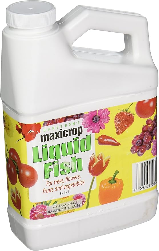 Maxicrop MCFISHQT qt Liquid Fish Fertilizer
