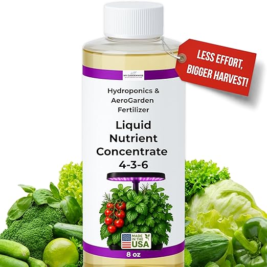 Liquid Plant Food – Hydroponics Nutrients for Indoor House Plants Tomato Strawberry Lucky Bamboo Lettuce Vegetable Garden &amp Herbs – Aero Nutrients Liquid Fertilizer for All Growing Systems (3