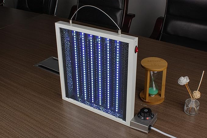 The LED Panel with UV 365nm Light 1X1Ft/50W &amp Build-in Timer120-277V Input Great for a Stand Along LED Grow Lights or Boost UV Input to get Strong and Fast Growing. (1X1Ft/50W)