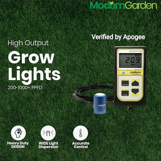 ModernGarden Grow Light for Indoor Gardens and Vegetables Two 24 Lights (24 Inch)
