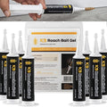Cockroach Killer Indoor Home Gel (8 PCS) - Combat Gel Alternative with Fipronil 0.05% | Roach Bait Station for Pest Control | 97% Efficacy for American Roaches (99% for German)