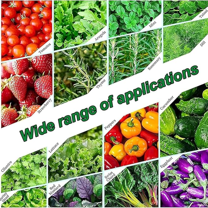 Hydroponics Growing SystemIntelligent Control System + 4.8In LCD Screen 36W LED Grow Lights - Height Adjustable for Home Kitchen Gardening GYL24824
