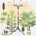 10Head Grow Light on Stand for Large&ampTall Indoor Plants Bonsai Tree Bright and Big Coverage Plant Growing Lamps 4/8/12/16/20H Timer 90 Watt Power Draw NO Need Adapter 360° Gooseneck