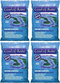 Coast of Maine Wiscasset Blend 8qt (Pack of 4) Organic and Natural Earthworm Castings Premium Soil Builder to Brew Compost Tea