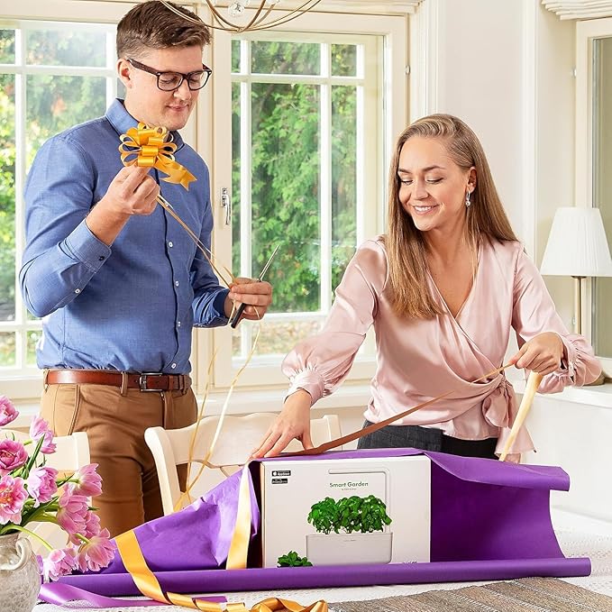 Click &amp Grow Indoor Herb Garden Kit with Grow Light | Smart Garden for Home Kitchen Windowsill | Easier Than Hydroponics Growing System | Vegetable Gardening Starter (3 Basil Pods Included) Sage