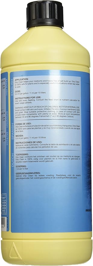 House &amp Garden HGDPC01L Drip Clean Fertilizer 1 Liter