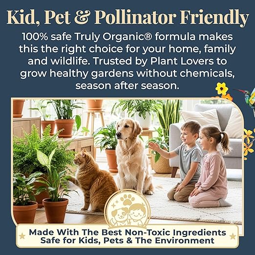 Organic Plant Magic - Fast-Acting Water Soluble Plant Food - All-Purpose Fertilizer Concentrate for Flower Vegetable Herb Fruit Tree Garden &amp Indoor Houseplants [One 1/2 lb Bag]