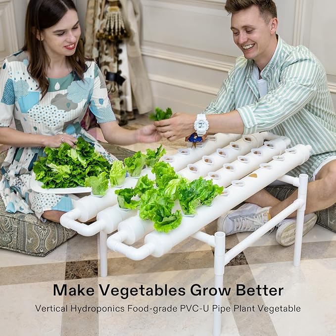 VIVOSUN Hydroponic Grow Kit and Plant Food Nutrients Base A(4-0-1) &amp B(1-4-2) Bundle All Purpose Liquid Fertilizer Hydroponic Plant Food Supports Vegetative and Flowering Stages