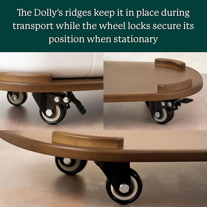 Gardyn Home Dolly - Mobile Rolling Cart for Hydroponics Growing System Kit &amp Indoor Garden Tower - Easily Move Your Hydroponic Systems While Protecting Your Floors from Water Drops Scratches &am