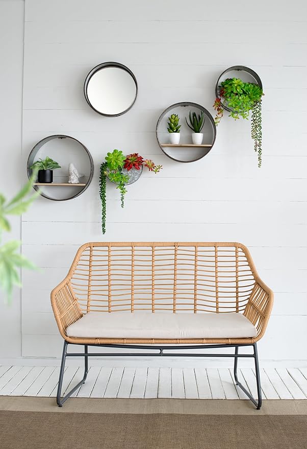 Round Metal Wall Planter 5