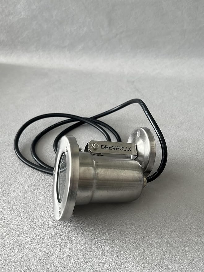 DEEVACLIX LED Underwater Lights 6W Spotlights IP68 Waterproof Submersible Spotlights Suitable for Garden Yard Lawn Pathway