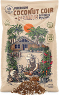 Happy Trees Coco Coir and Perlite 70/30 Growing Medium Potting Mix Seed-Starting Premium Quality Triple-Washed for Low Salt/EC pH Balanced Loose Coconut Fiber Peat-Free 50L (1.8 cu.ft.)