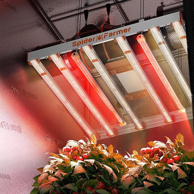 Spider Farmer SUPP-R60 660nm Deep Red Supplemental Light Bars 35.4 Long Red Supplemental Light for Indoor Plants Commercial Vertical Farming Grow Tents