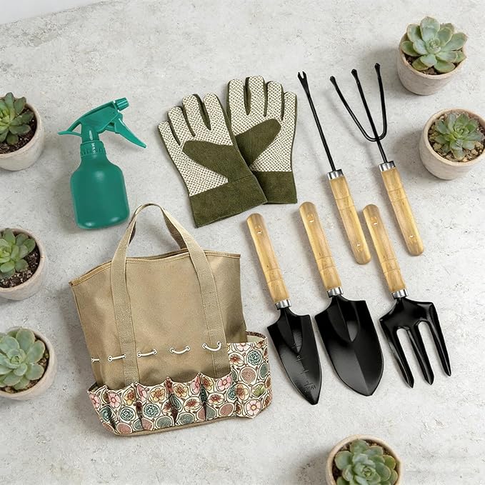 Tool Set for Gardening | Outdoor Planting AccessoriesGarden Plant Tools - for Gardeners Beginners Mom Grandpa Grandma Men Women Family Friends