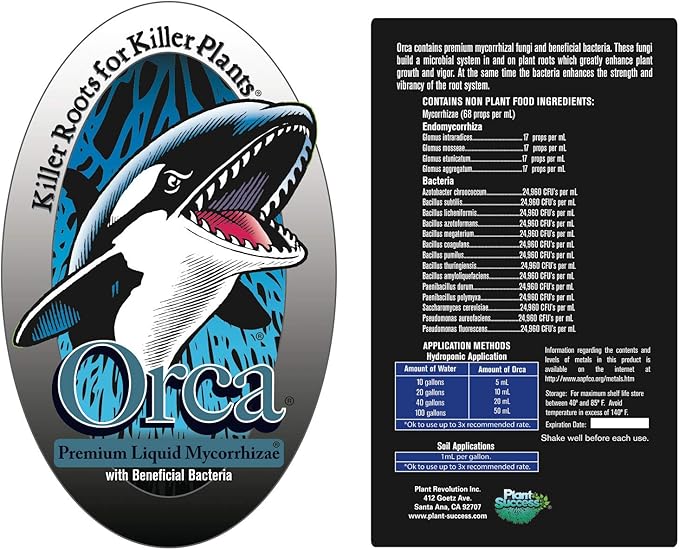 PRPS128 Orca Fertilizer 1 Gallon Black