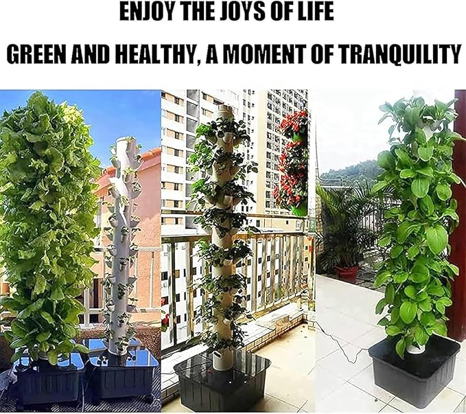 Hydroponic Kits Hydroponic Growing System Kit 45 Plants Site Growing System Removable Tank Herb Fruit &amp Vegetable Growing System Beginner Hydroponics System
