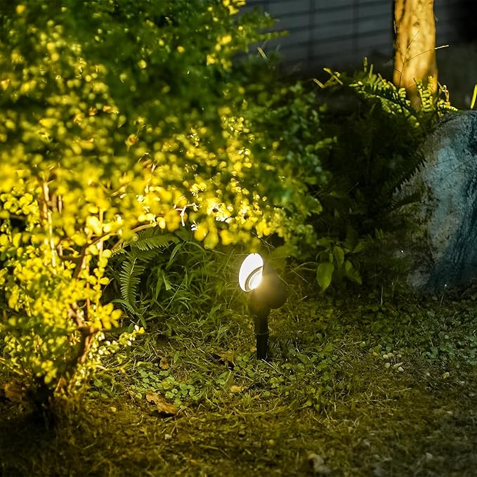 VM Low Voltage Landscape Lights 12V AC 20W Outdoor Spotlight Flood Lights 145 Lumens G4 Bi-Pin Halogen Lighting 2800K Warm White Light for Garden Yard Pathway Driveway Lighting 8Pack