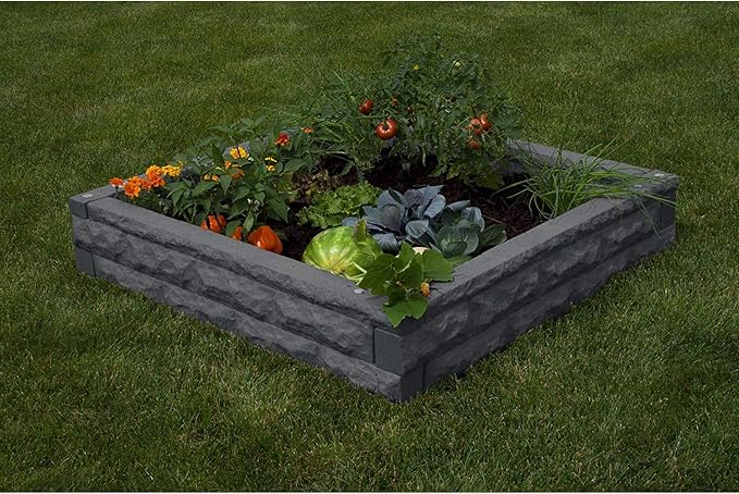 Good Ideas Garden Wizard Raised Bed Garden - Dark Granite