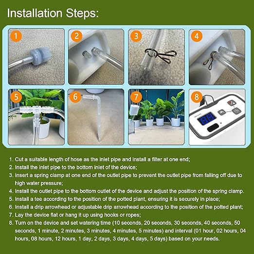 Automatic Watering System Automatic Drip Irrigation Kit Watering Device for Indoor Outdoor Potted Plants