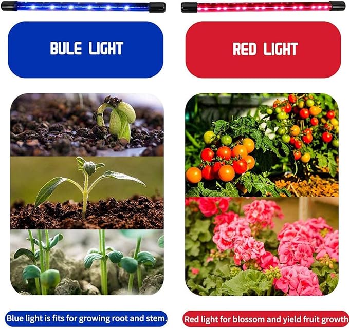 Grow Light with Stand for Indoor Plants 4-Head LED 80 LED Full Spectrum Floor Grow LampTiming 4/8/12H for Tall &amp Large Plants with RF Controller (Tripod Adjustable 25-59 Inch)