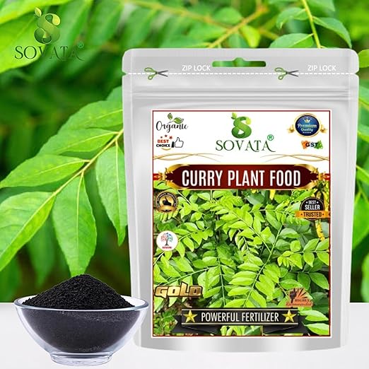 Sovata® Curry Plant Food Powerful Organic Fertilizer for Overall Healthy Growth of Curry Plants. (900 gm)