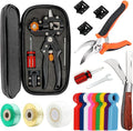 Upgrage Garden Grafting Tools 2 in 1 Garden Pruning Tools Including Grafting Knife Pruning Shears Replacement Blades Grafting Tapes and Labels for Plant Branch Fruit Tree Cutting Pruner Tool Kits