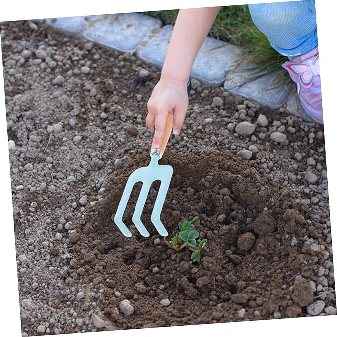 Toyvian 1set Boy Girl Gardening Tool Set Lightweight Gardening Kit for Boys and Girls Includes Shovel Rake Watering Can and Storage Bag for Outdoor Fun and Planting Activities