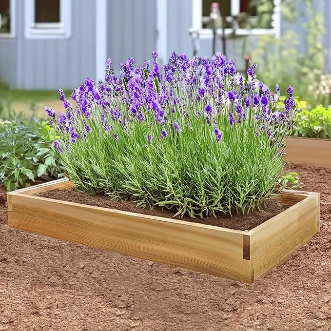 All Things Cedar 4-ft X 2-ft Raised Garden Planter Bed Western Red Cedar Build