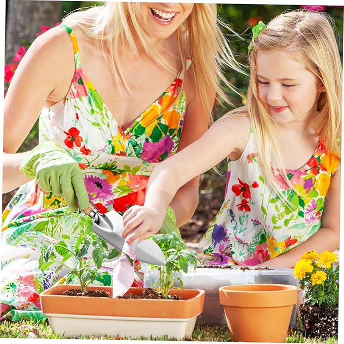 Happyyami Garden Tool Set Women Gardening Tool Kit in-one Trowel Handles for Indoor Plants