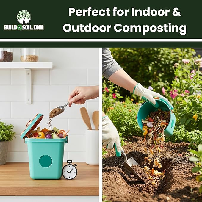 BuildASoil Kashi Gold Bokashi Compost Starter 2 lbs. Organic Compost Activator with EM-1 Effective Microorganisms Fermentation Bacteria for Composting &amp Gardening Premium Bokashi Bran Soil Enhan