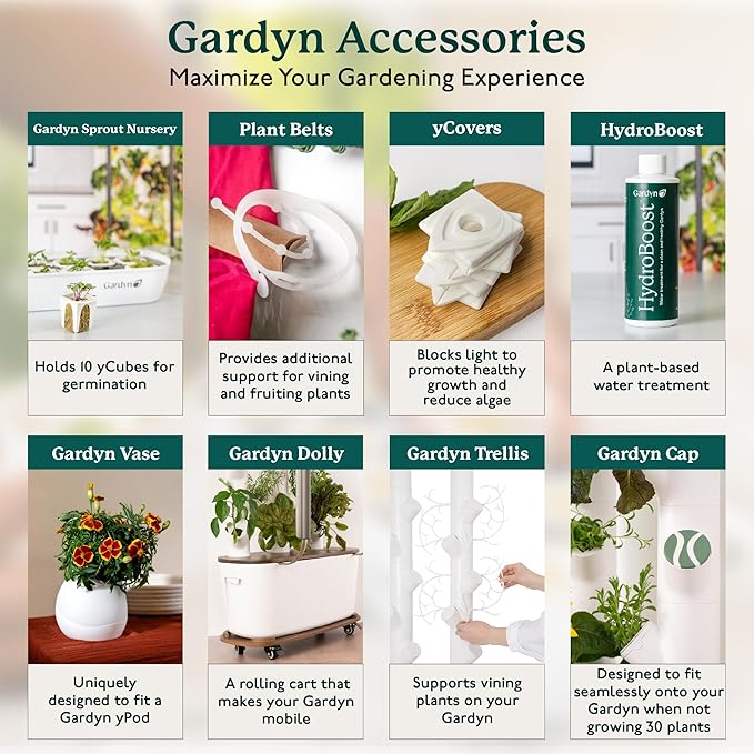 Gardyn Indoor Garden Nursery - Indoor Germination Hydroponic Growing System - Seed Starter Tray Works with Gardyn Home Tower Gardens Vertical Garden Planters &amp Microgreens Growing Kits