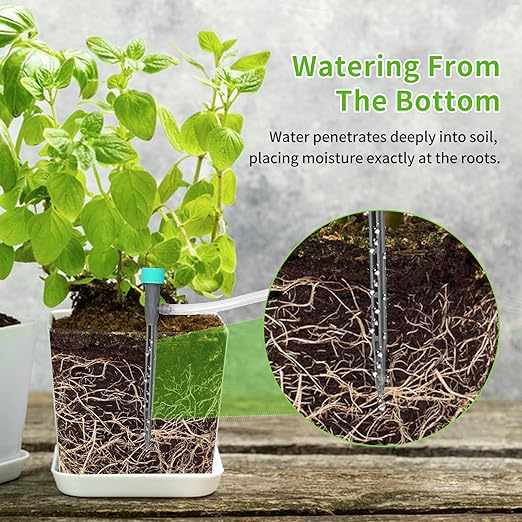 Automatic drip Irrigation SystemDIY Indoor Plant Watering SystemSelf-Priming Pump programmable Timer Indoor Pot Plant Watering Device
