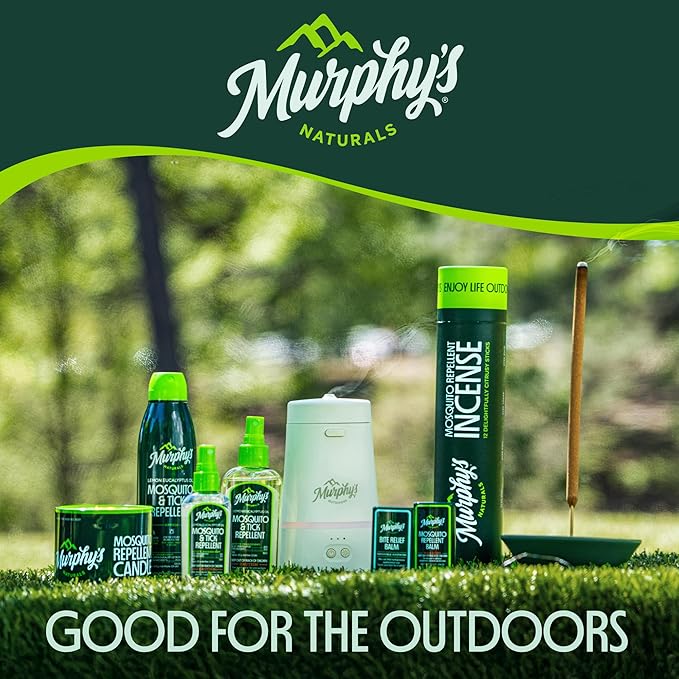 Murphy’s Naturals Mosquito Repellent Incense Sticks 12 Count Bug Repellent with Citronella for Patio &amp Camping 2.5+ Hours per Stick