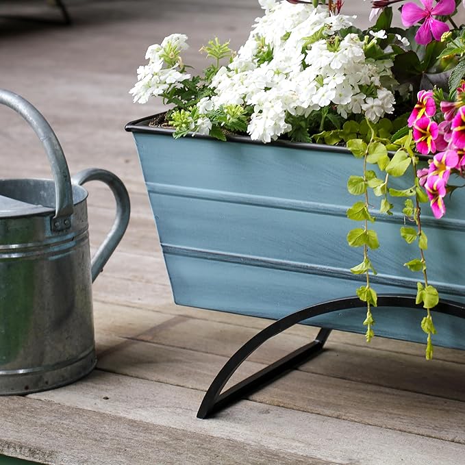 Bloom Box Garden Growing Kit Medium Blue with Odette Stand
