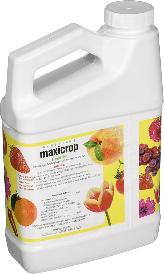 Maxicrop MCFISHQT qt Liquid Fish Fertilizer