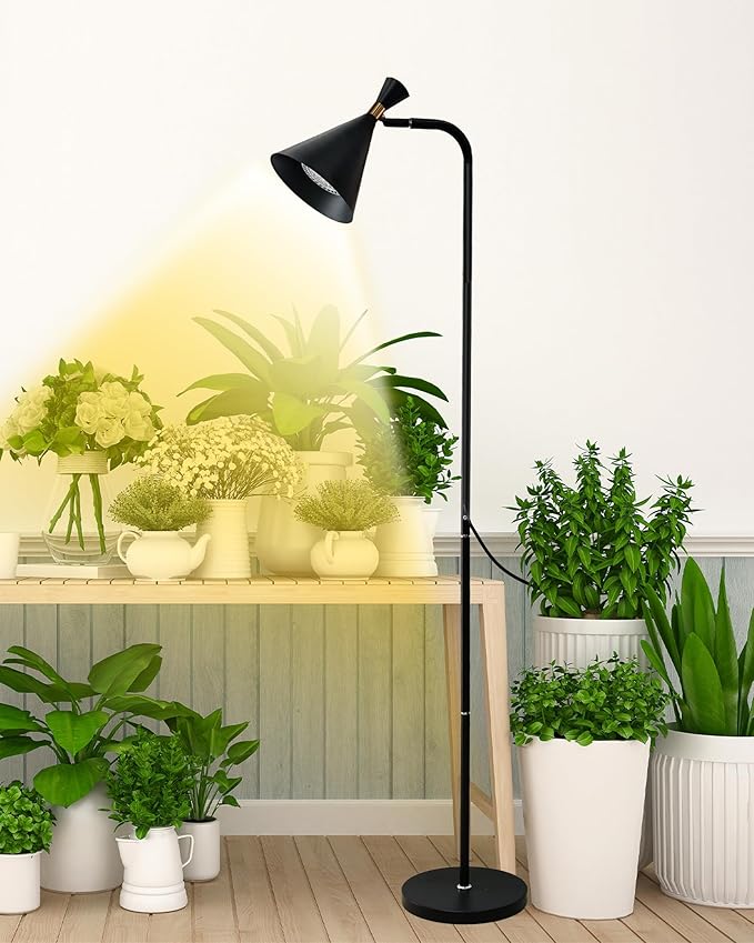 Standing Plant Grow Light LED Growing Light Full Spectrum for Indoor Plants4/8/12H Timer Flow Grow Light for Tall Large Indoor Plants
