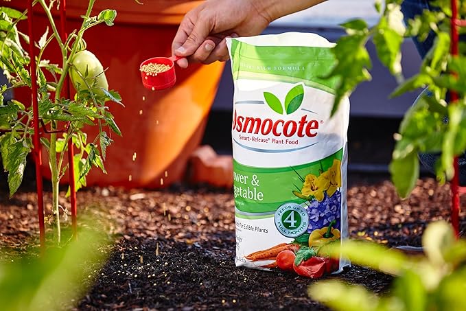 Osmocote Smart-Release Plant Food Flower &amp Vegetable8 lb.(Pack of 4)