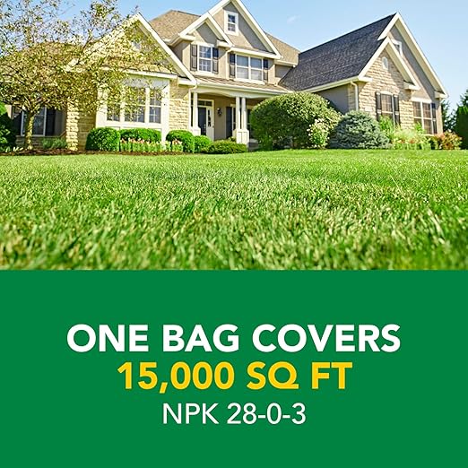Scotts Turf Builder Weed and Feed3 - Weed Killer Plus Lawn Fertilizer Controls Dandelion and Clover Grass Fertilizer For Up To 15000 sq. ft. 42.87 lbs.