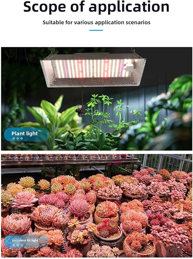 Led Grow Light 1200 Watt Dimmable Full Spectrum Growing Lamps for Indoor Plants Seeding Veg Bloom Light for 3x3/4x4ft Coverage100W