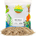 Soil Sunrise Organic Horticultural Grade Rice Hulls (8 Quarts) All-Natural Soil Amendment for Houseplants Gardening Seed Starting &amp Chicken Bedding