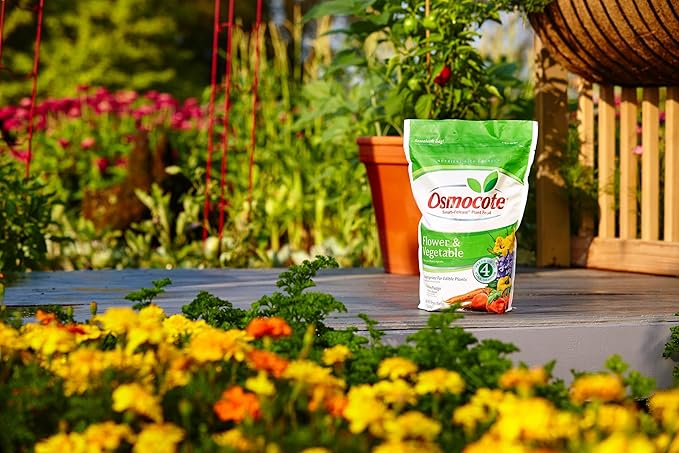 Osmocote Smart-Release Plant Food Flower &amp Vegetable8 lb.(Pack of 4)