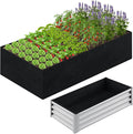 6x3x2ft Fabric Raised Garden Bed liner for Planter Raised Beds Garden Grow Bed Bags to Grow Vegetables Flowers Fruits Herbs and Succulents Rectangle Planting Container for Outdoor 269 Gallon