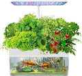 Hydroponics Growing System 12 Pods Indoor Herb Garden with LED Grow Light ponic Fish Tankwith Auto Timerfor Home KitchenHeight Adjustable